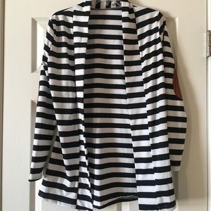 Black/White Stripe Blazer